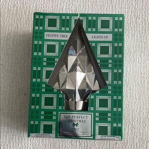 White Barn Silver Festive Tree Light